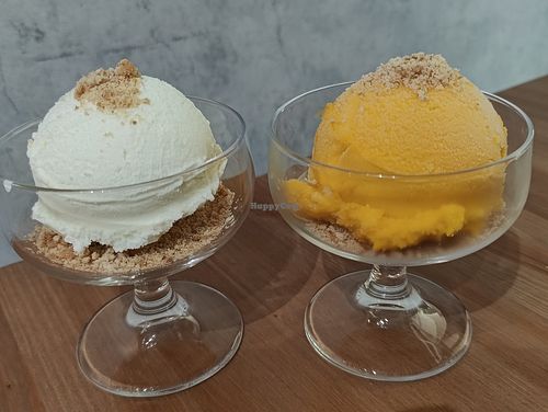 sorbet at Lucky Cat Cafe in Northeast Singapore