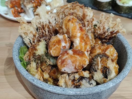 Tendon at Lucky Cat Cafe in Northeast Singapore