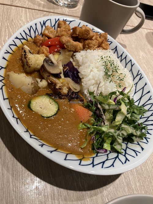 Veggie curry rice with tempeh   at RUCY+R 横浜ジョイナス店 in Yokohama