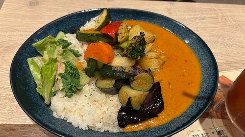 Rice with tomato curry  at RUCY+R 横浜ジョイナス店 in Yokohama