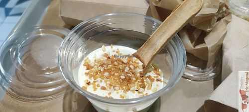 Panna cota at Green Farmer's in Paris