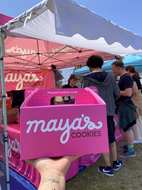   at Maya's Cookies in San Diego