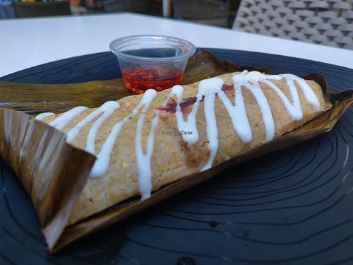 Tamale at Verde Y Rojo in Tijuana