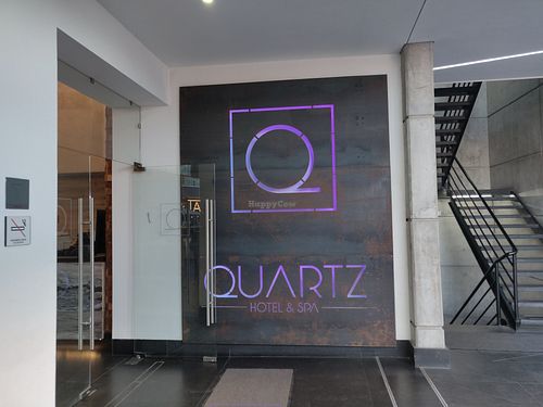 At the Quartz Hotel at Verde Y Rojo in Tijuana