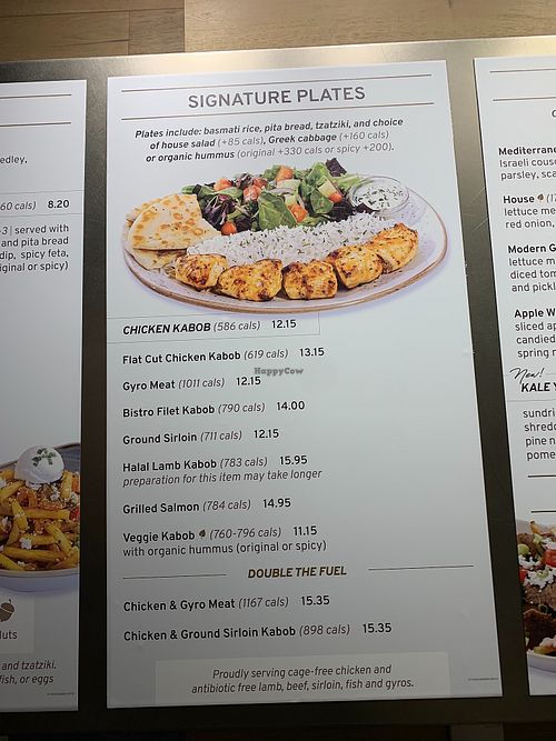 Menu at Luna Grill in Chino Hills