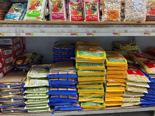 Rice at Patel Brothers in Tampa