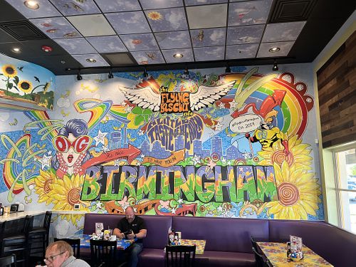   at Flying Biscuit Cafe in Birmingham