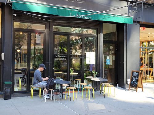 Outside at Le Botaniste - UWS in New York City