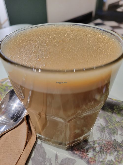 Mushroom coffee at Le Botaniste - UWS in New York City