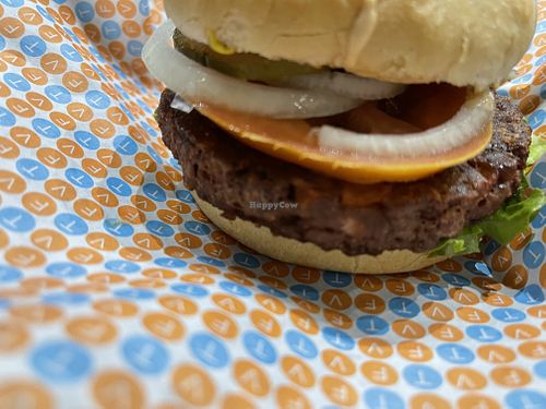 Go burger  at The Fussy Vegan - Greenside in Johannesburg