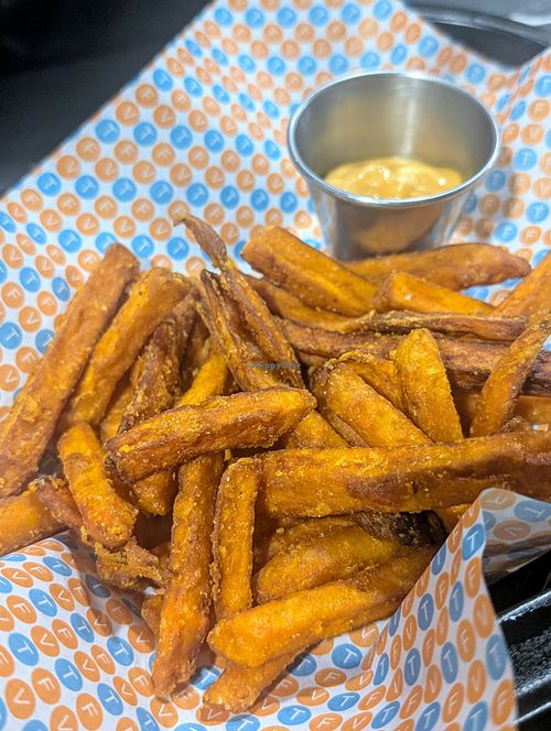 Sweet potato fries side at The Fussy Vegan - Fourways in Johannesburg
