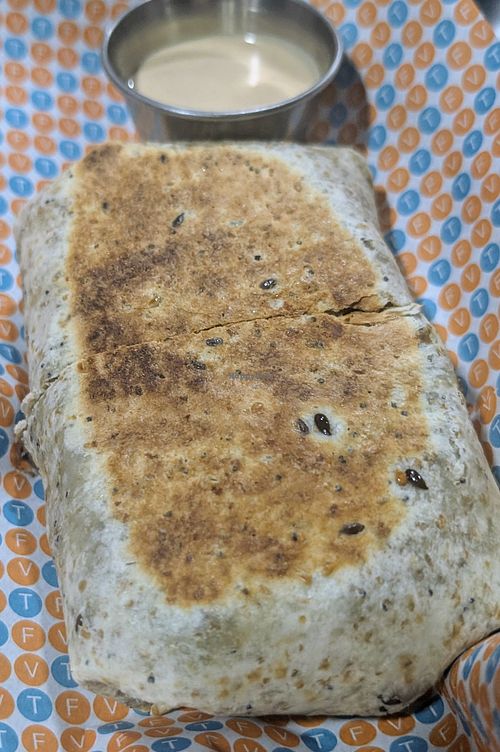 Lunch burrito - tasty😋 at The Fussy Vegan - Fourways in Johannesburg