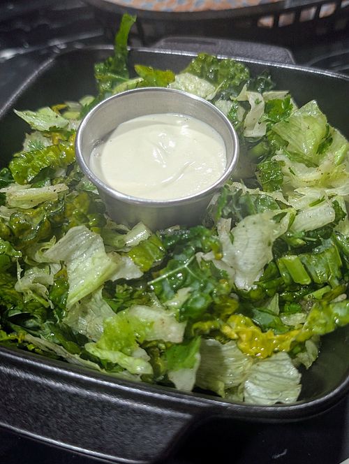 Side salad - not great at The Fussy Vegan - Fourways in Johannesburg