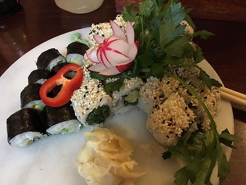Vegan sushi mix  at Phamous in Wurzburg
