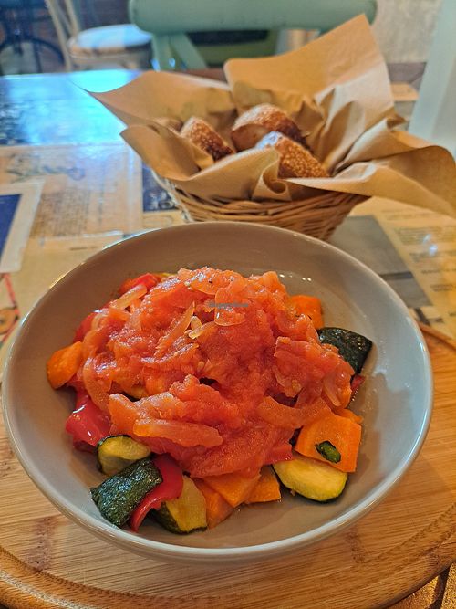 Shakshuka at The Garden Cafe & Restaurant in Budapest