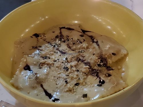 Pumpkin ravioli at Sestina - Culver City in Culver City