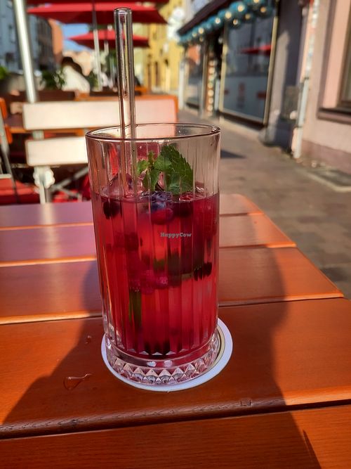 Raspberry sour (non-alcoholic) at Ryu - Vietnamese Streetfood in Augsburg