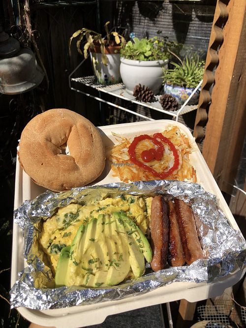 Ultimate Breakfast Platter  at The Happy Vegan in San Francisco