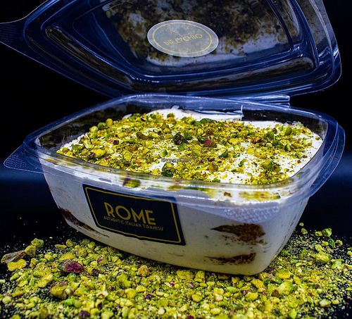pistachio at Rome Authentic Italian Tiramisù in Sheffield