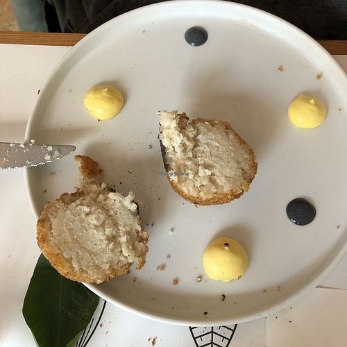 Arancino cacio e pepe  at Nativa in Rome