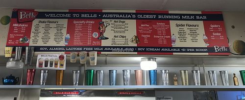   at Bell's Milk Bar in Broken Hill