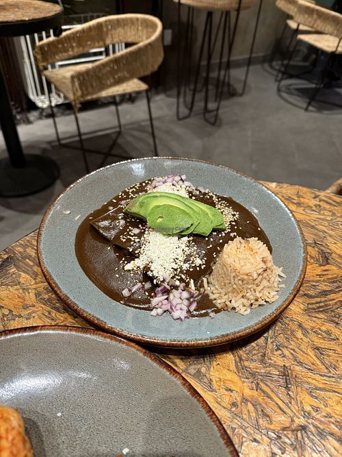 Mole  at Ojo de Maíz in Mexico City