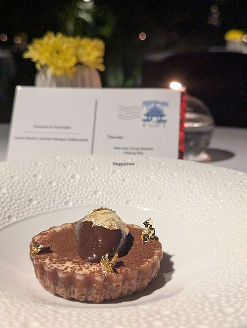 Gold chocolate at Haoma in Bangkok