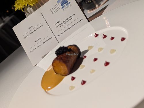 Grilled mushroom at Haoma in Bangkok