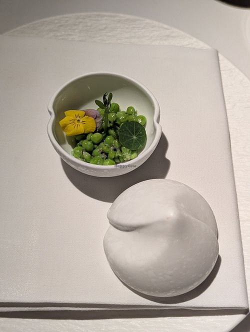 Teardrop peas at Haoma in Bangkok