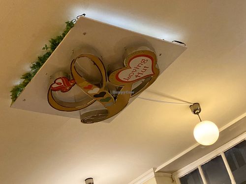 inside at Loving Hut in Hamburg