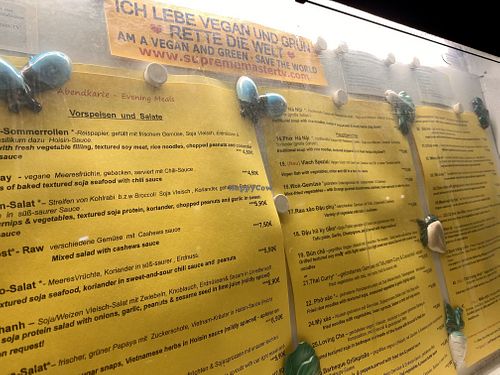 many options at Loving Hut in Hamburg