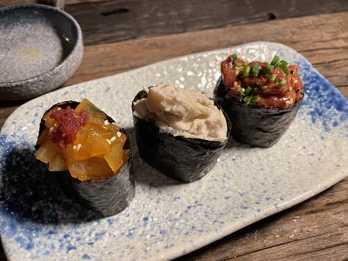 Hokkaido Maki  at Golden State Vegan Sushi in Bangkok