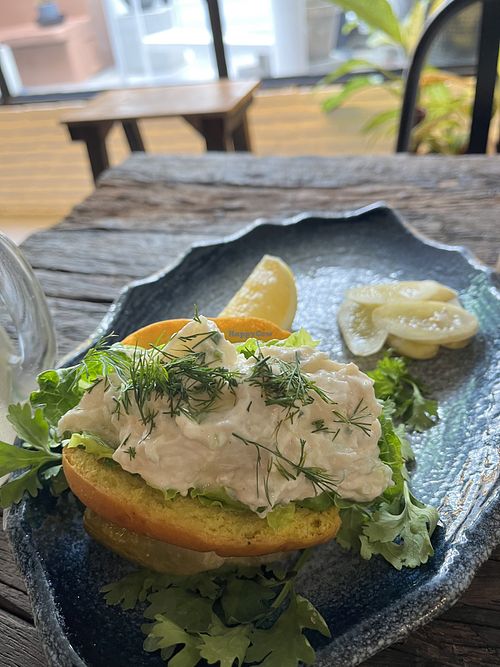 Lobster roll  at Golden State Vegan Sushi in Bangkok