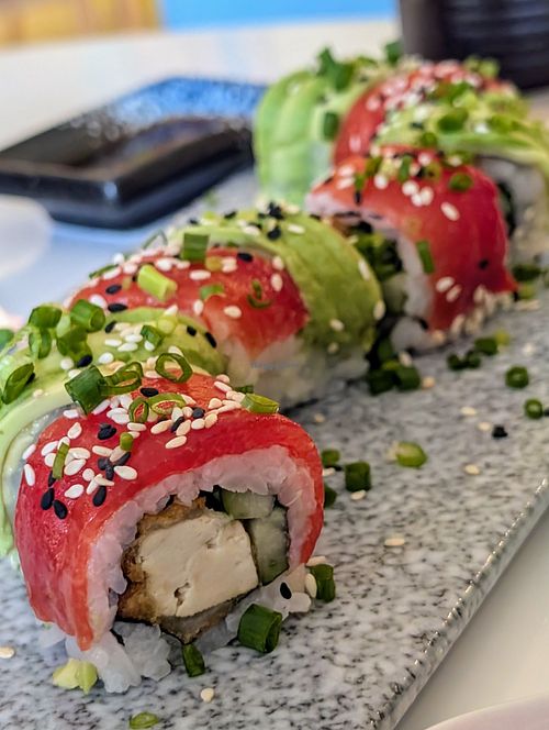 Twin dragon at Golden State Vegan Sushi in Bangkok