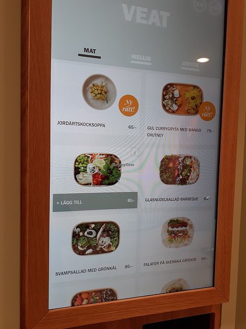 Menu 2021 at Veat - Åhléns in Stockholm