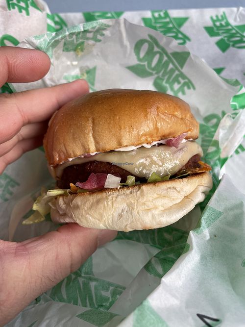 Burger  at Oowee Vegan in South West London