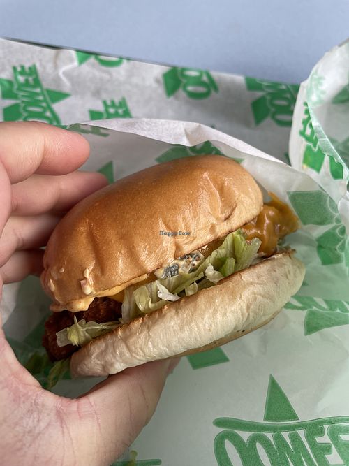 Burger  at Oowee Vegan in South West London