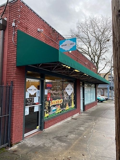 View from side at Sugar & Salt Bakery in Vancouver