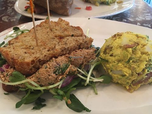 Tu-Nut Sandwich (vegan tuna) at Pomegranate Cafe in Phoenix