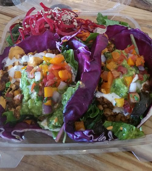 raw tacos at Pomegranate Cafe in Phoenix