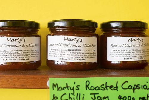They also produce a variety of jams, relishes and jellies. All vegan at Fork Knows in Coffs Harbour