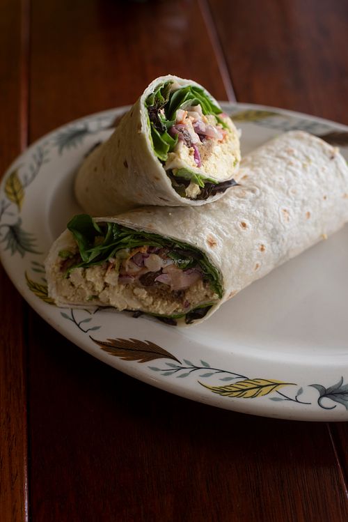 Tofu scrambled wrap ❤ at Fork Knows in Coffs Harbour