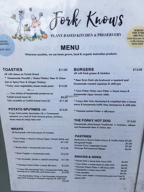   at Fork Knows in Coffs Harbour