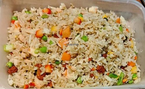 Fried rice. Photo by Ms April Ho at No Monkey Business in Northeast Singapore