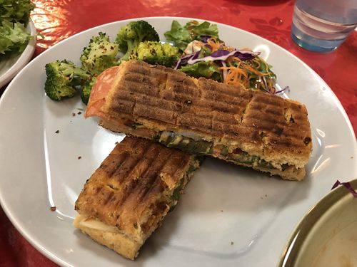 Mushroom punini with slaw  at Well Loft 好乐福 in Central Singapore