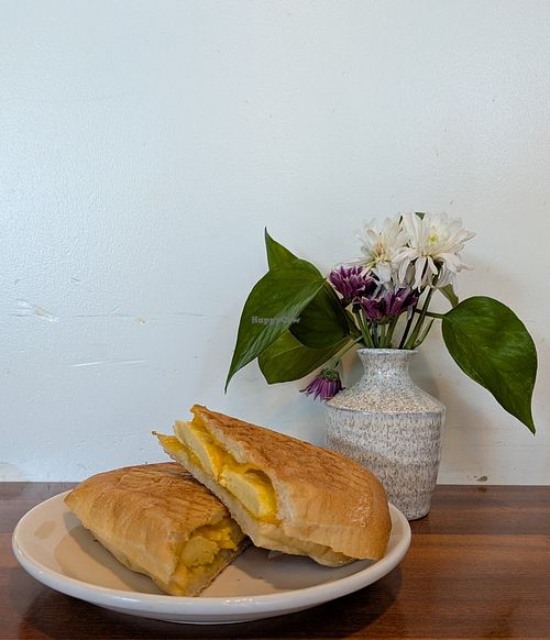 Vegan Panini at Bread & Honey Cafe in Portland