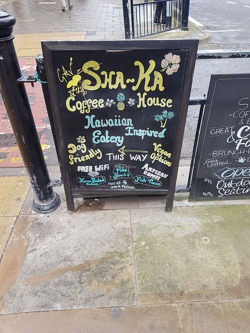 Cool cafe this way 👈 at Sha-Ka Coffee House & Eatery in Scarborough