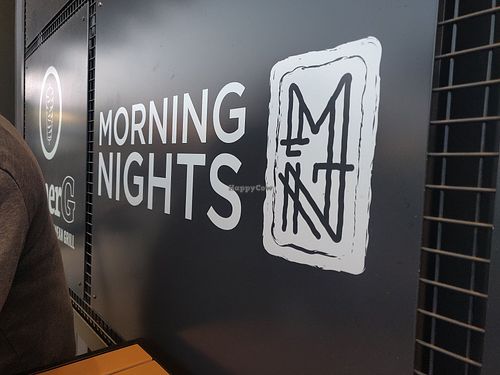 Sign at Morning Nights in Long Beach