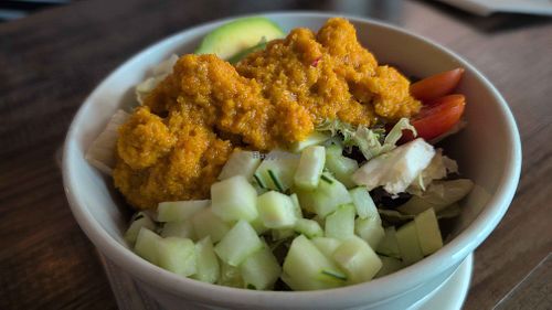 House salad with ginger at 168 Thai & Sushi in Middleburg