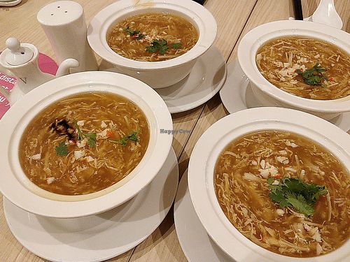 Veggie Shark's Fin Soup 蟹皇素翅汤 at Lotus Vegetarian 莲心 - Novena in Central Singapore